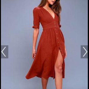 Free People Peach Love of my Life dress